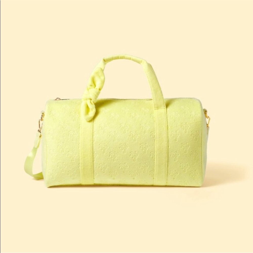 Stoney Clover Lane x Target
Yellow - Terry Cloth Embossed Palm Trees Duffle